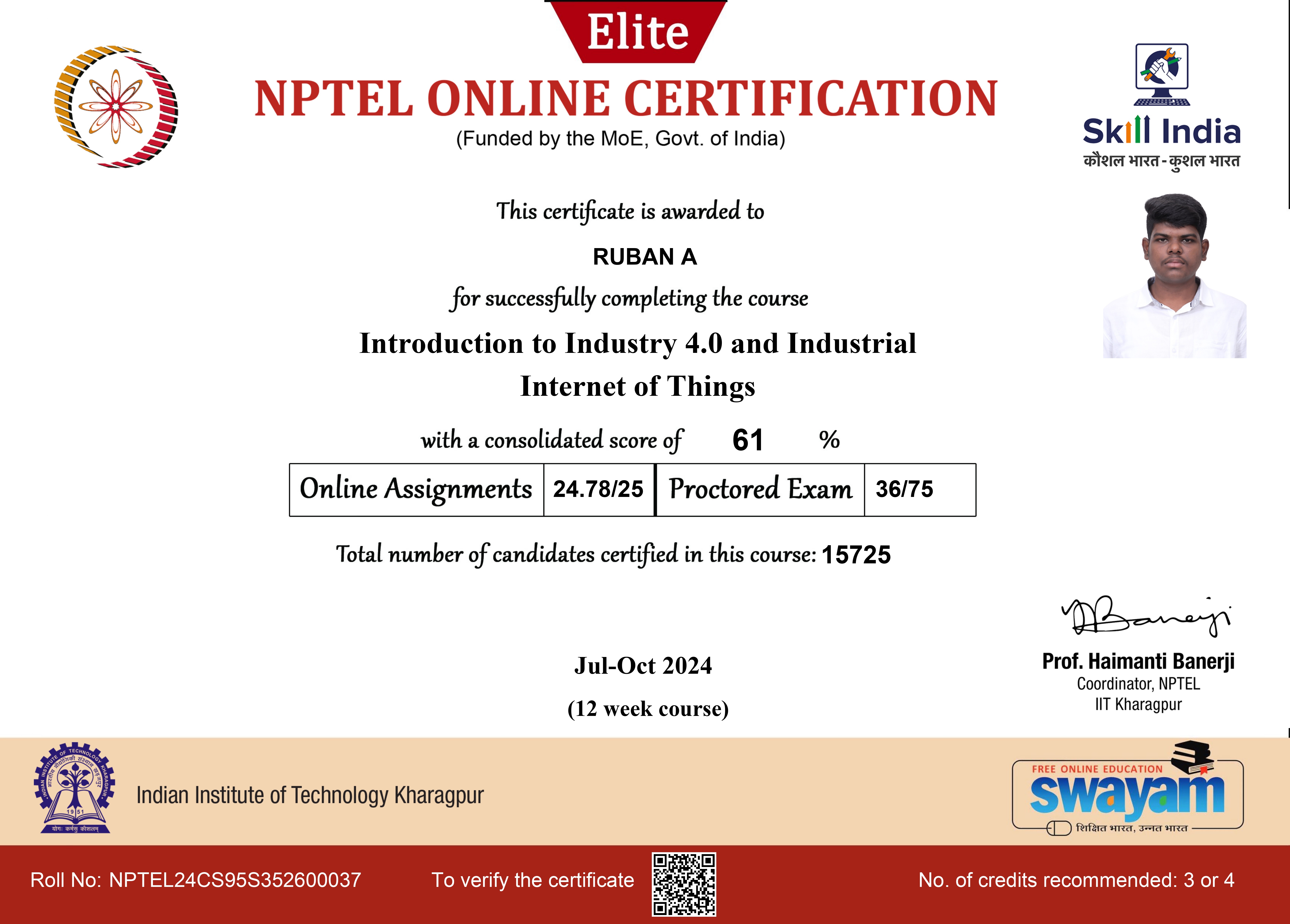 Introduction to Industry 4.0 & Industrial IoT Certificate